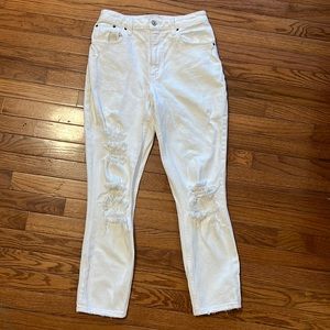 Abercrombie High Rise Mom Jean